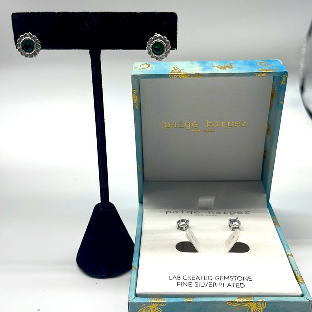NEW Paige Harper 2 Piece Earring Set